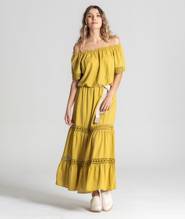 Long skirt with...