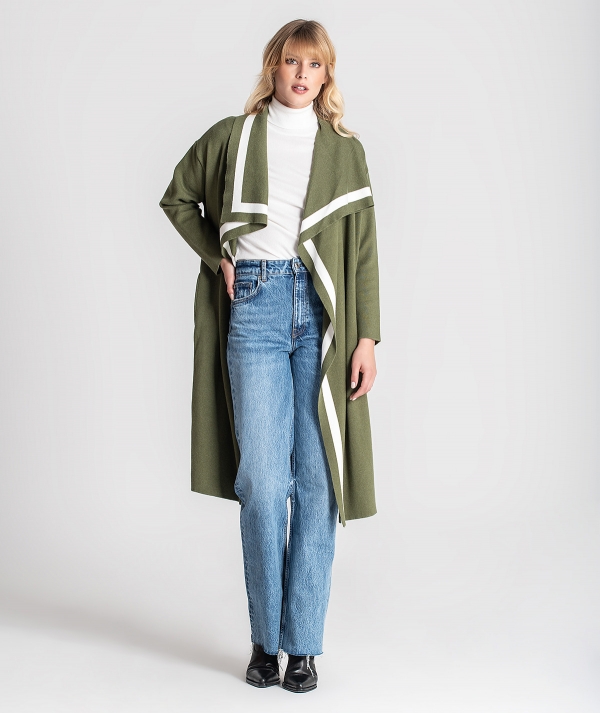 Long cardigan...