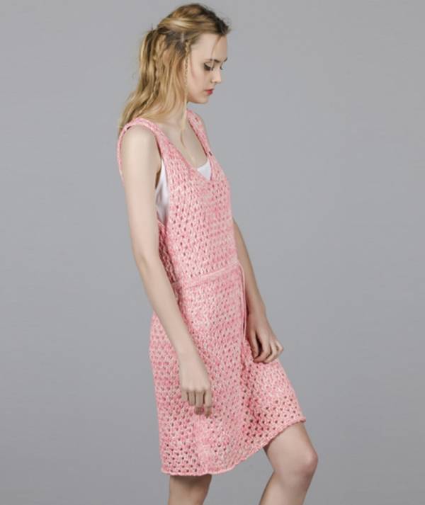 Perforated dress