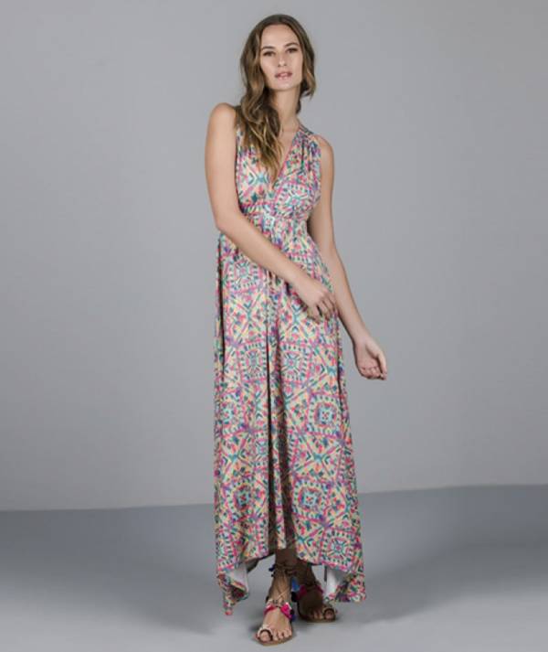 Dress with ethnic...