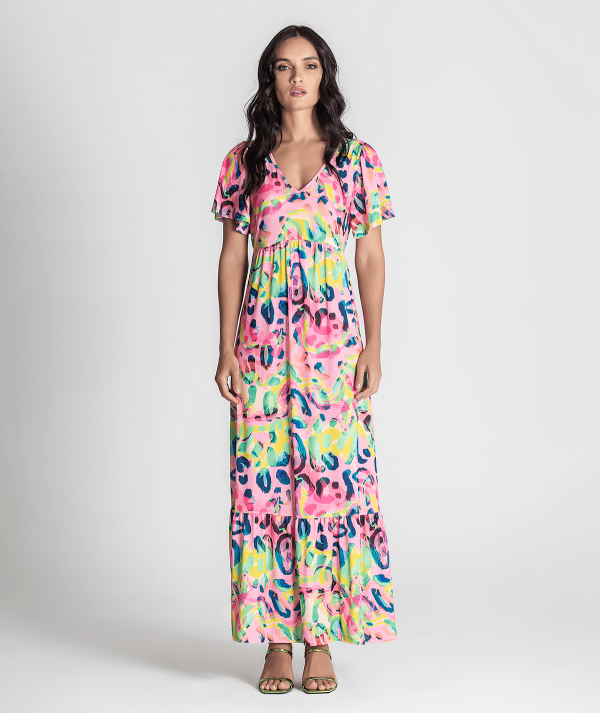 Long dress with...