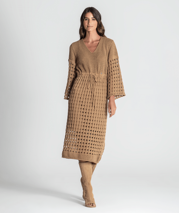Perforated dress