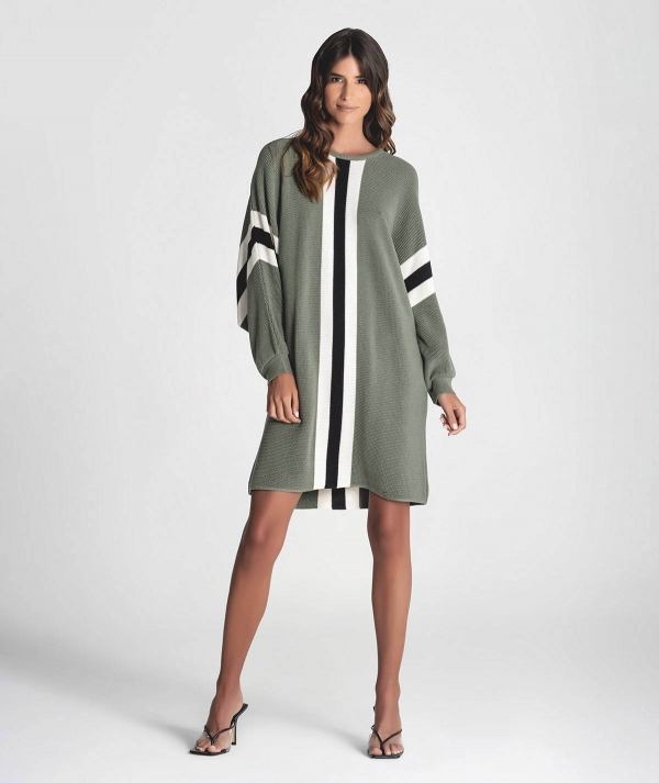 Vestido canelado