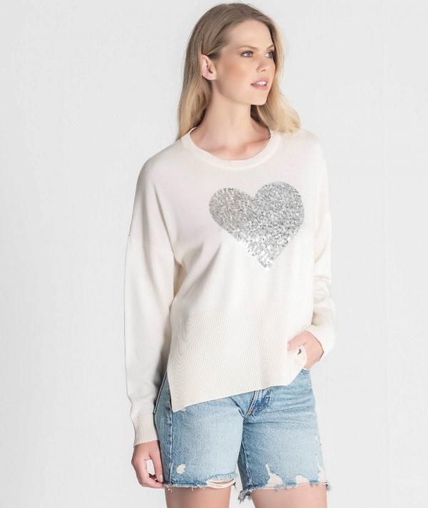 Sweater with heart