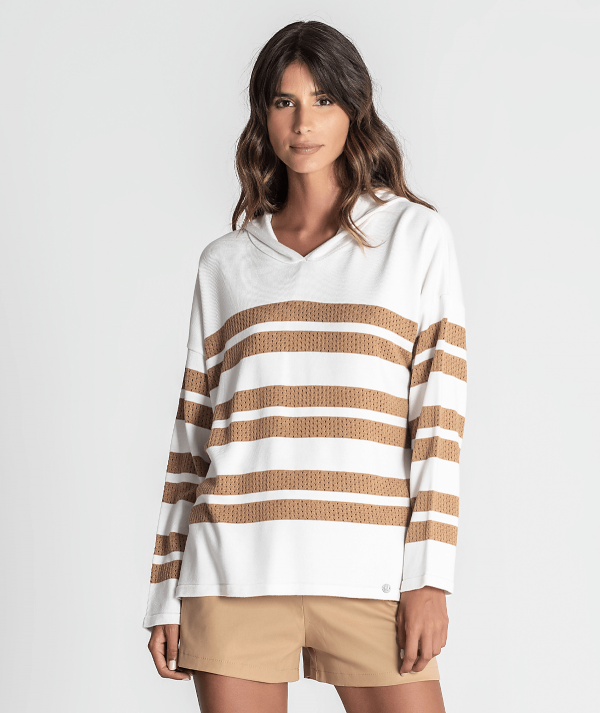 Striped sweater...