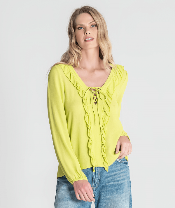 Blouse with...