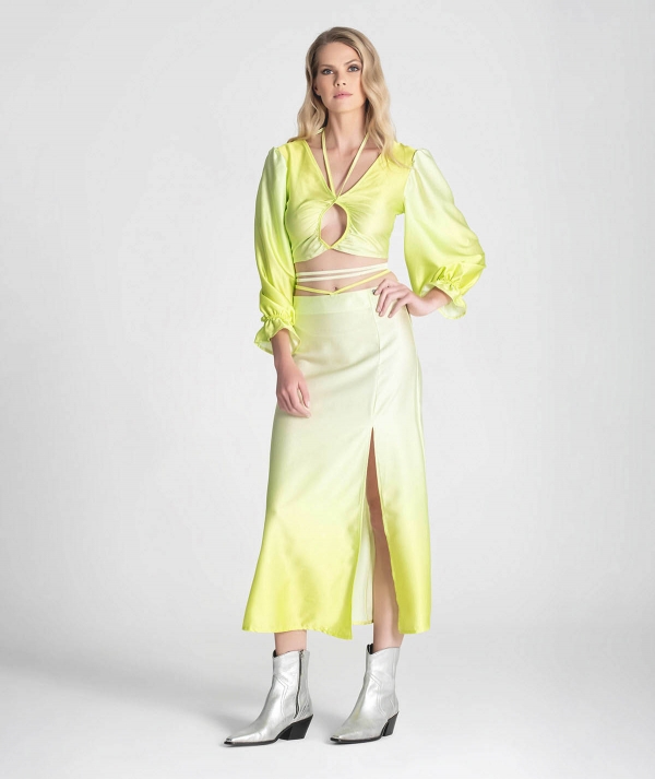 Skirt with side...