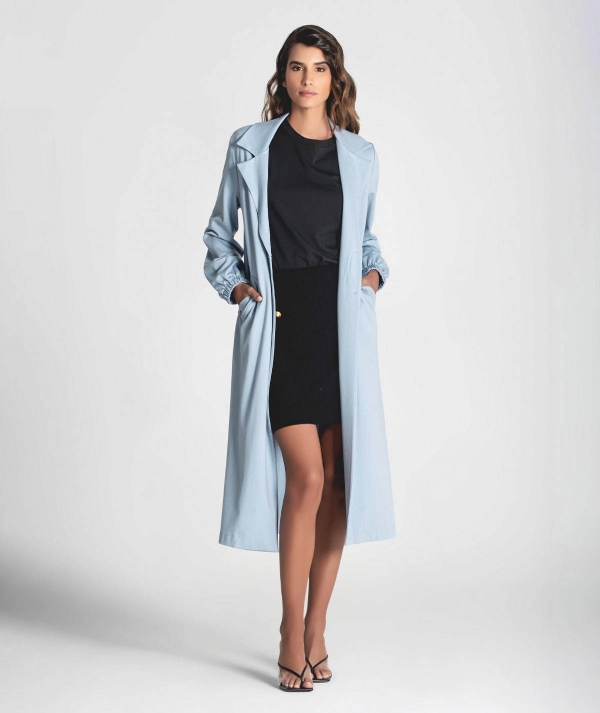 Long coat with...