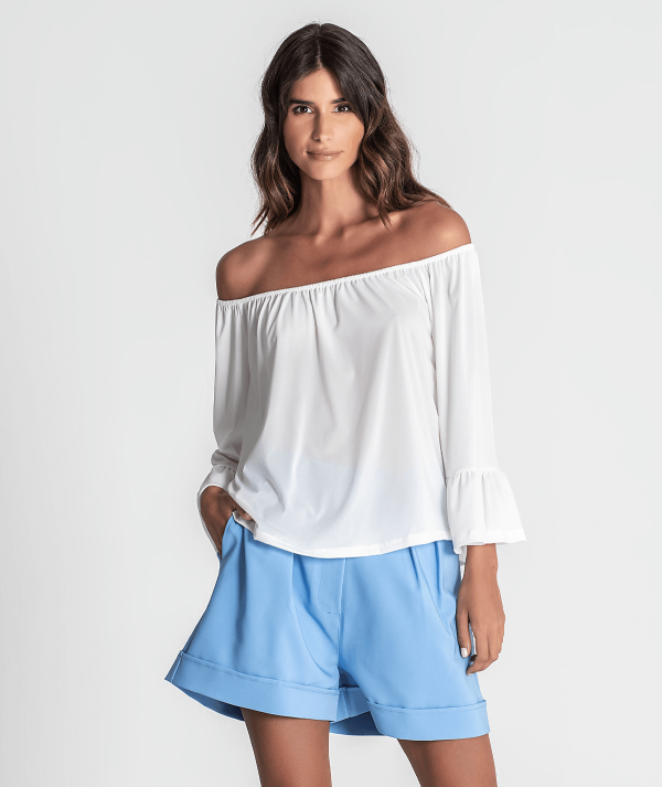Off-shoulder blouse