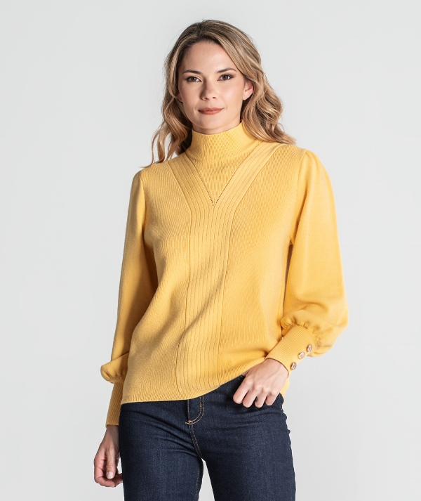 Half-neck sweater...