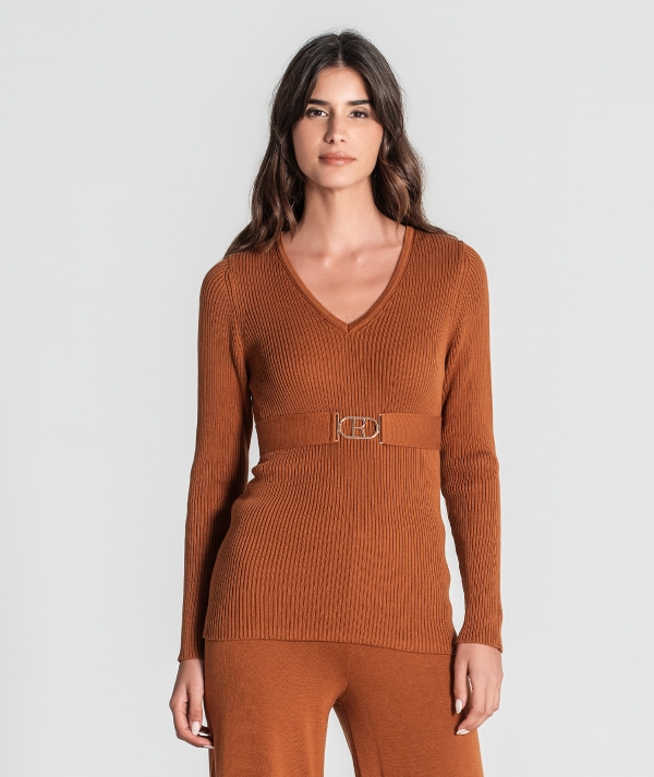 v-neck sweater...
