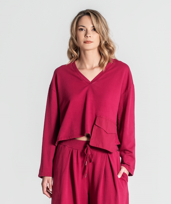 Sweater decote em...