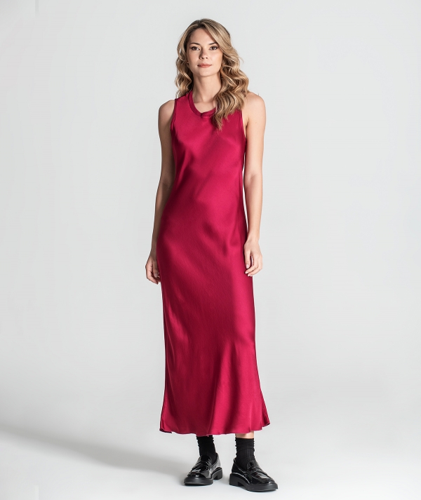 Dress with round...