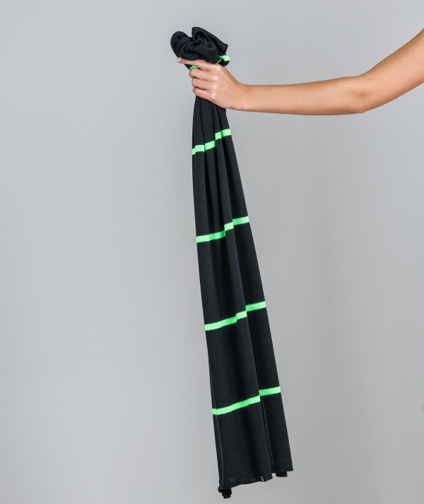 Cachecol Riscas Neon