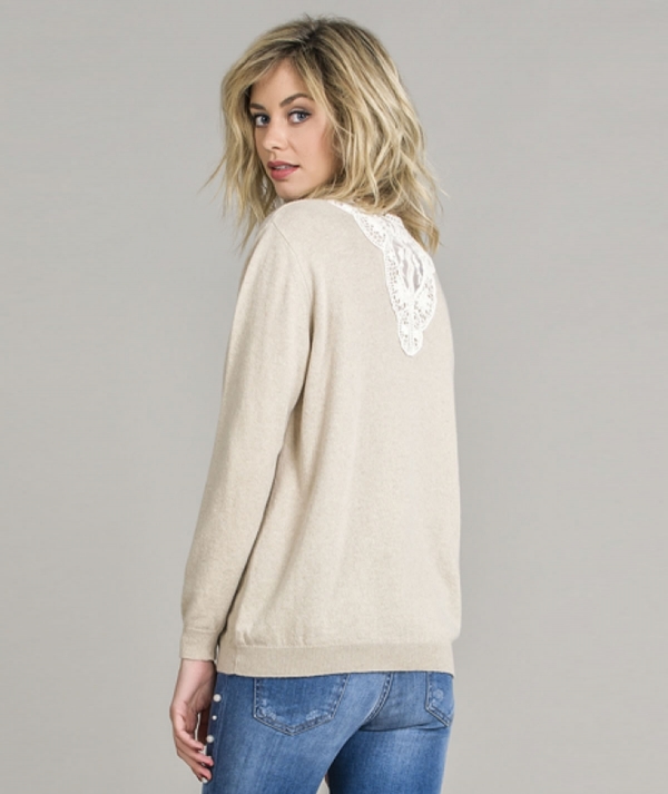 Lace sweater
