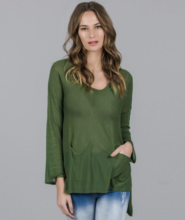 Sweater with pockets