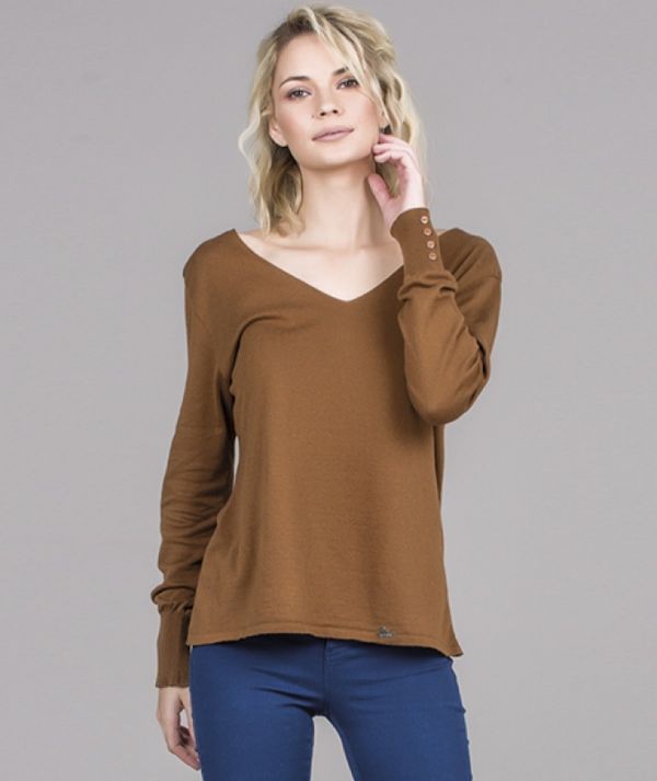 V-neck sweater