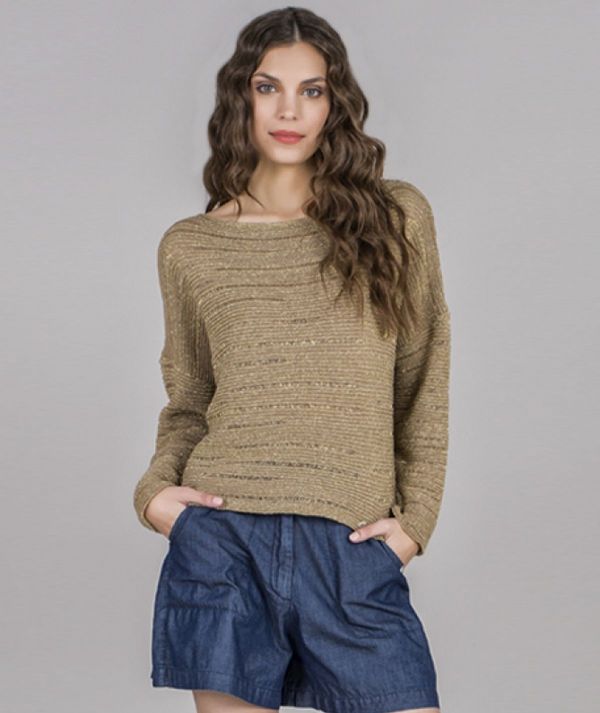 Shiny sweater