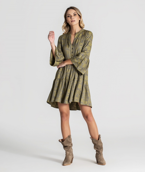 Short dress with...