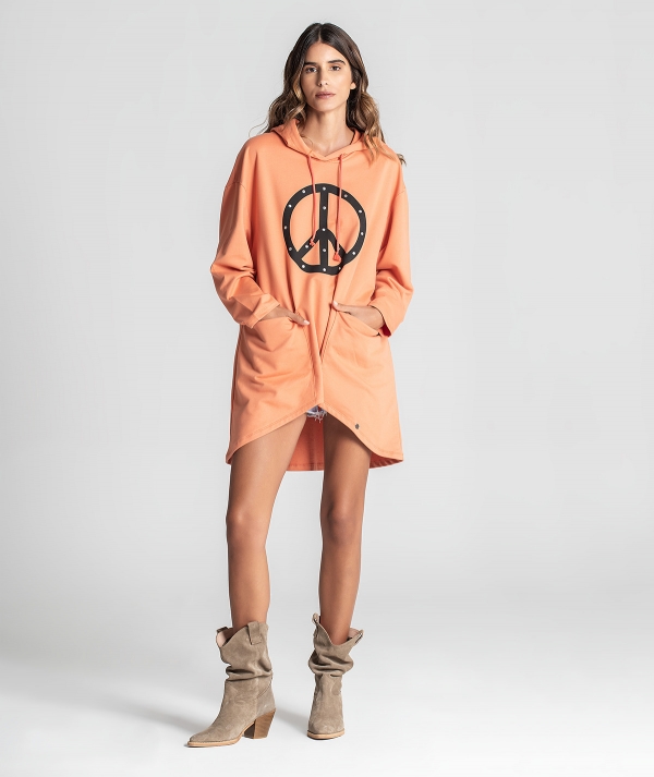 Hoodie with peace...