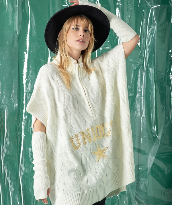 Poncho with...