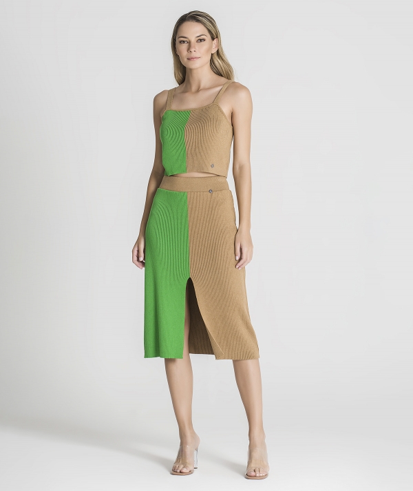 Bicolor top
