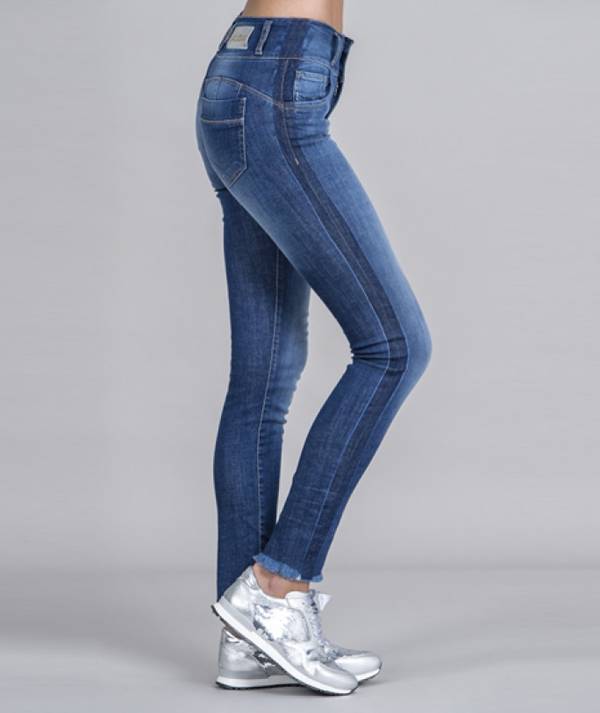 Jeans with side...