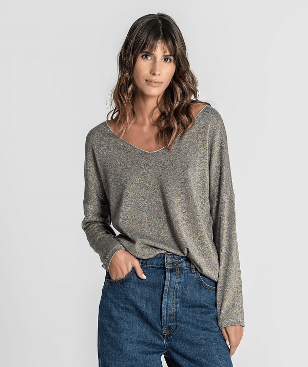 Camisola decote...