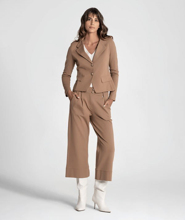 Blazer curto com...