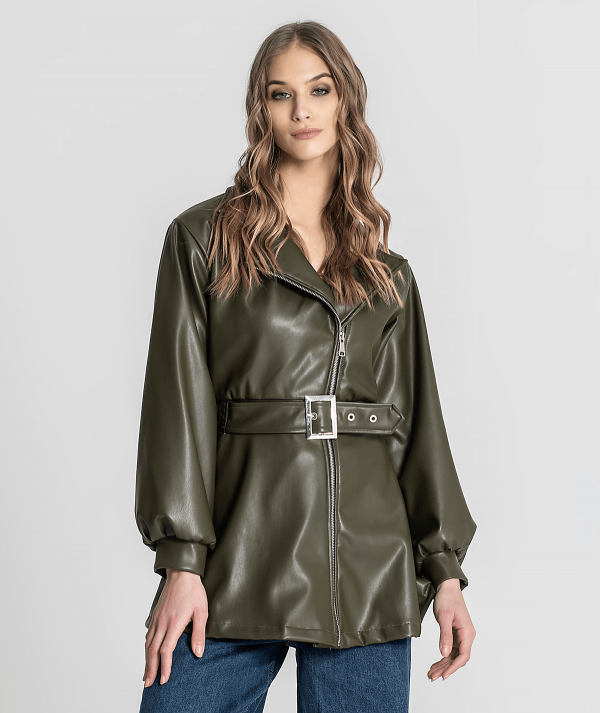 Jacket with front...