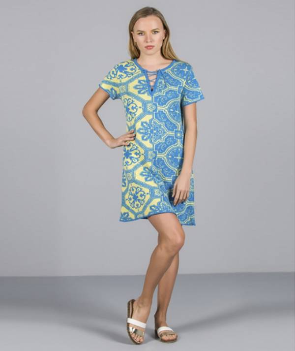 Dress with tile...