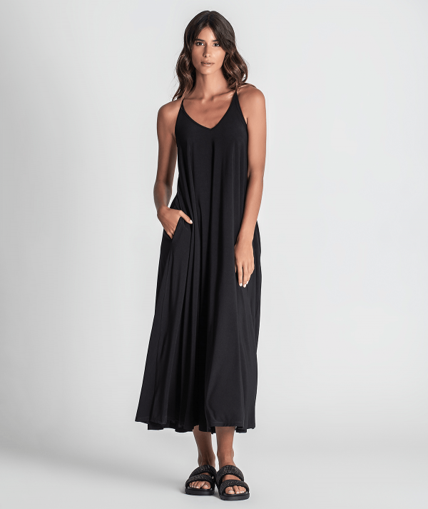 Dress with straps