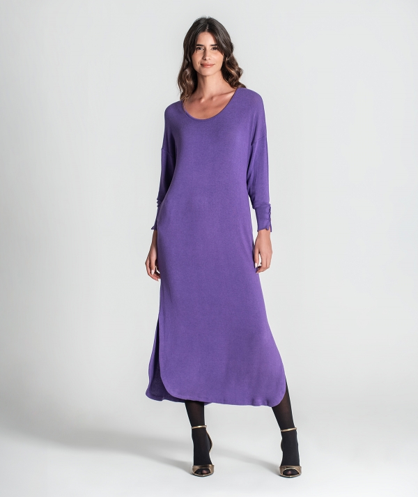 Round neckline...