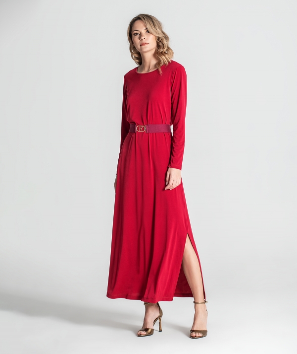 Round neckline...