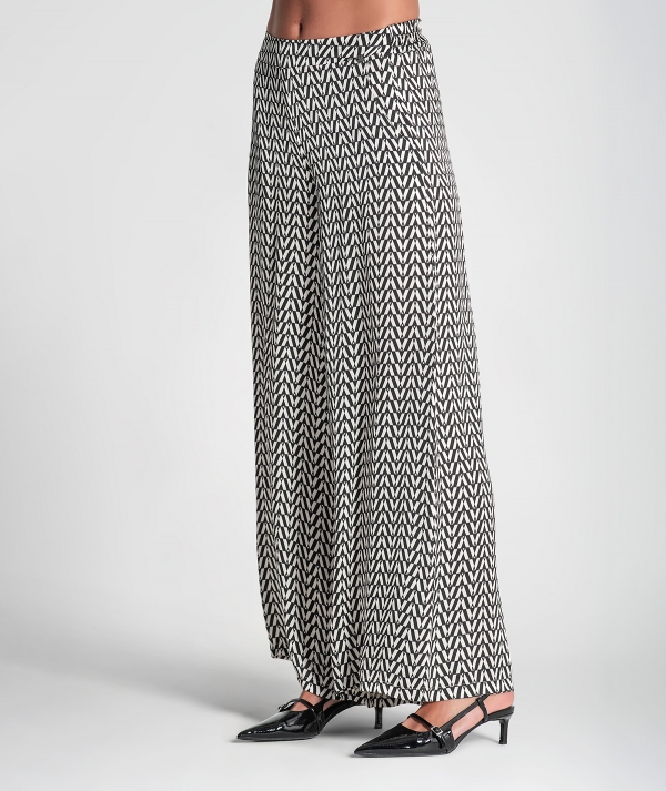 Wide pants with...
