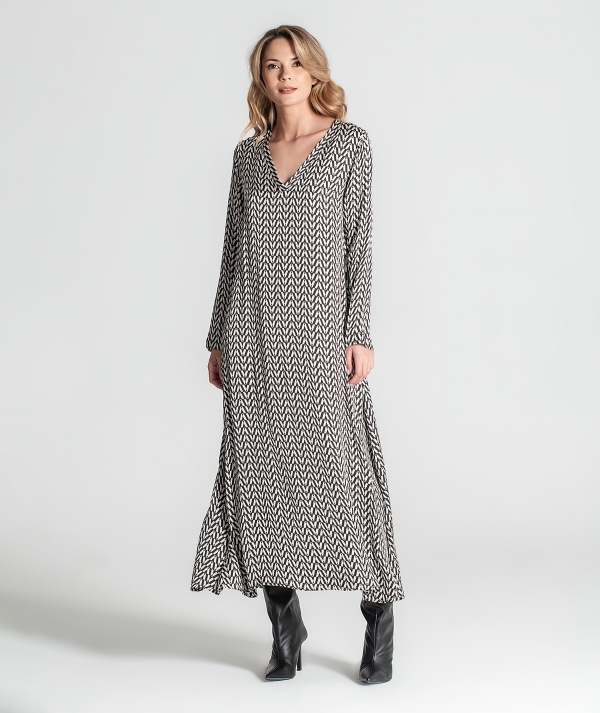 Long dress with...