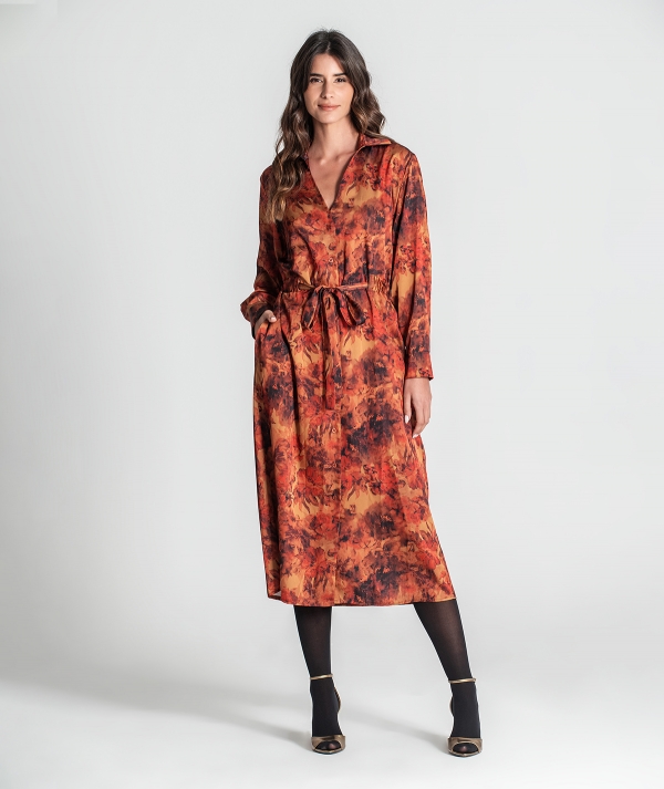 Dress with pattern