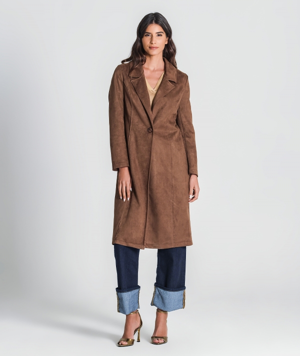 Long coat with...