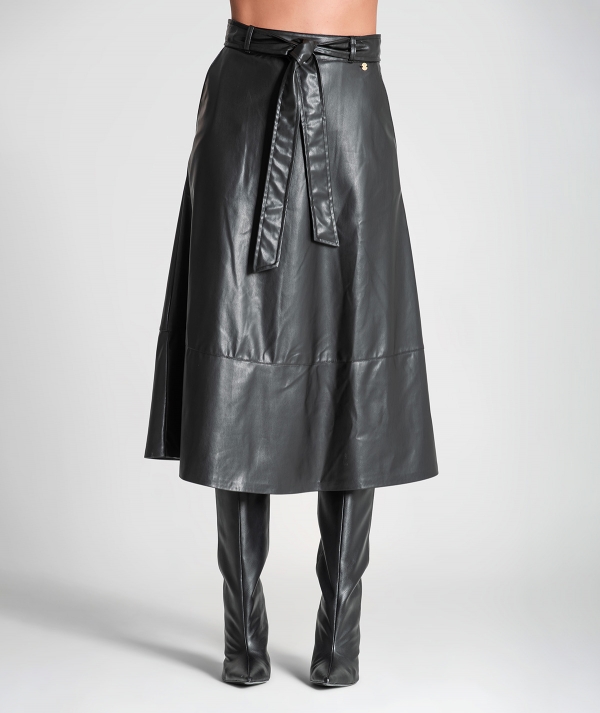 Polyleather midi...
