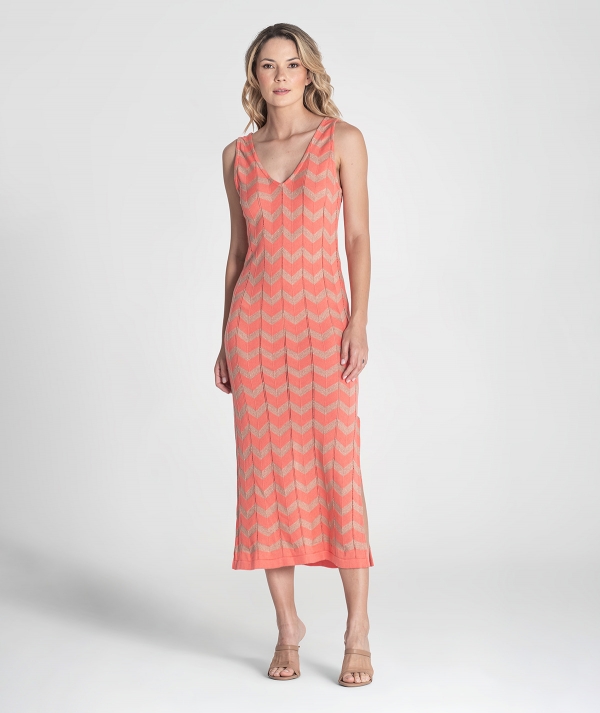 Vestido zigzag...