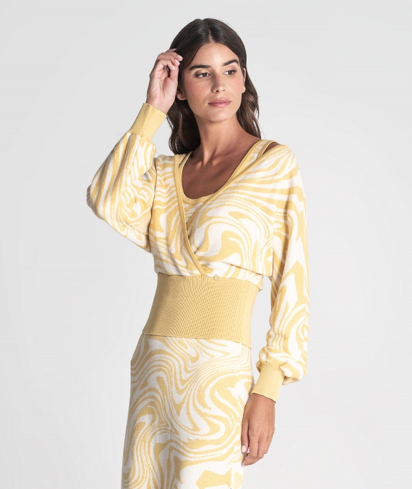 Wrap shirt with...