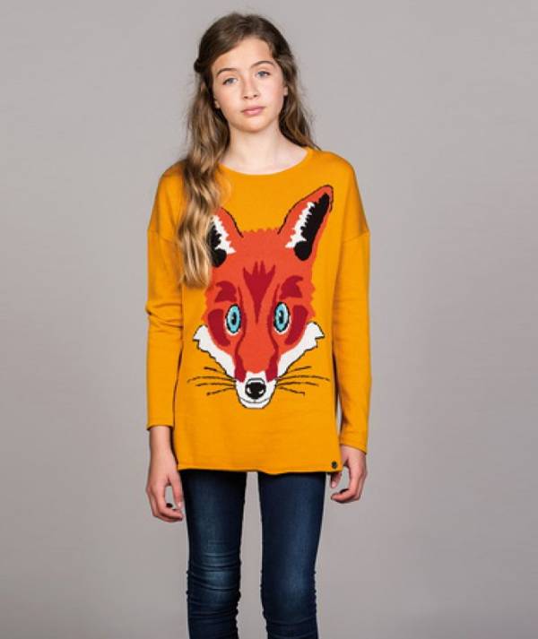 Sweater with fox