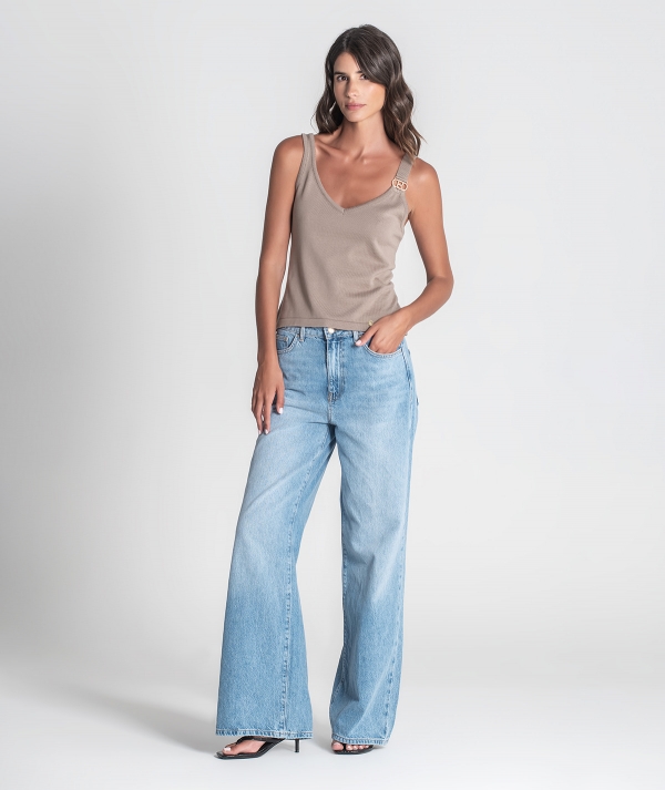 Top com fivela R