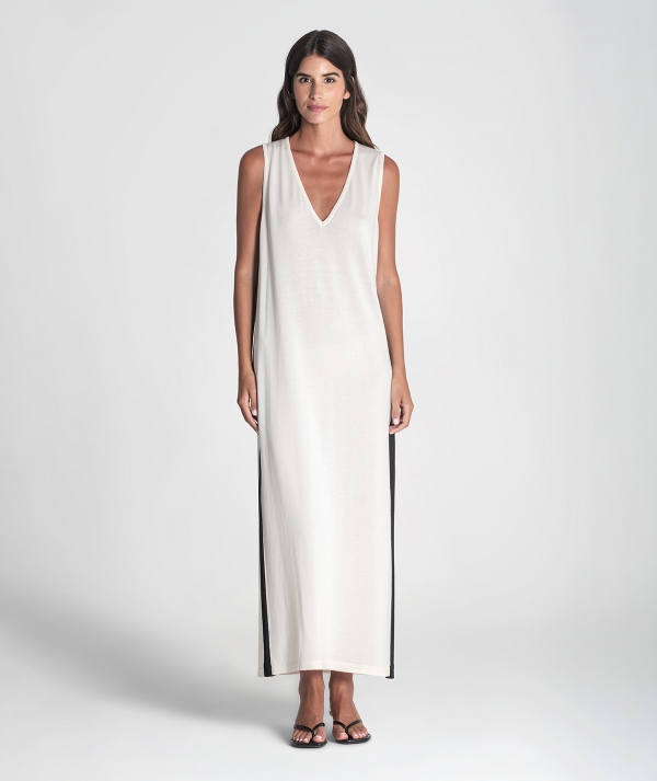 Long dress with...