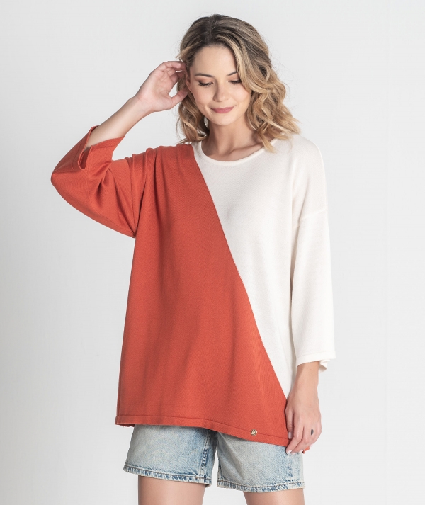 Bicolor oversize...