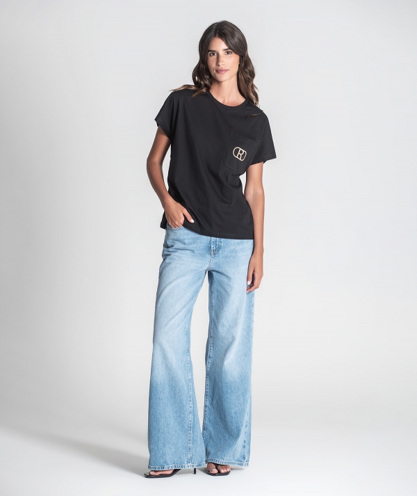 T-shirt bolso com...