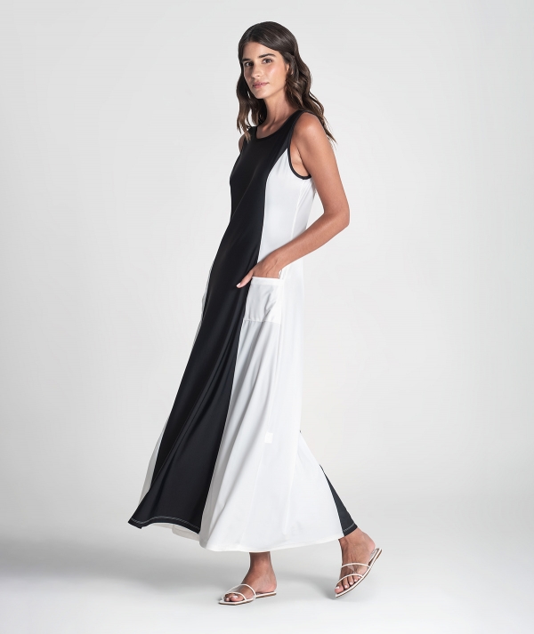 Bicolor dress