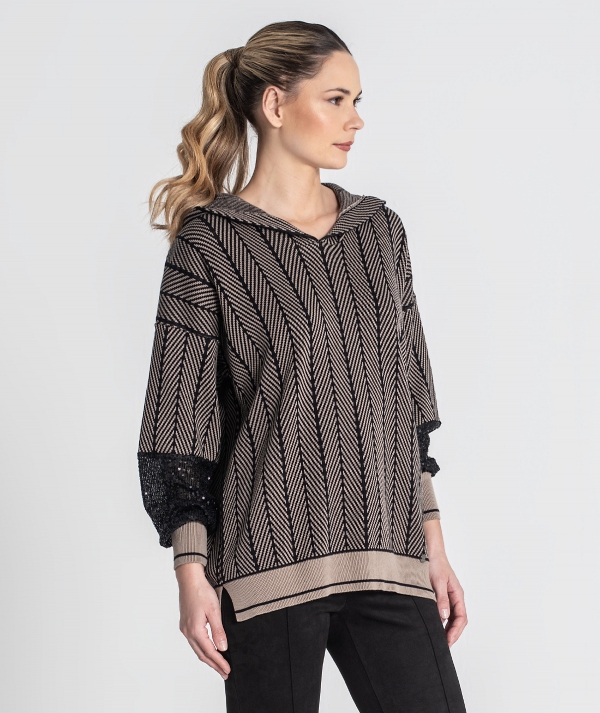 Jacquard sweater...