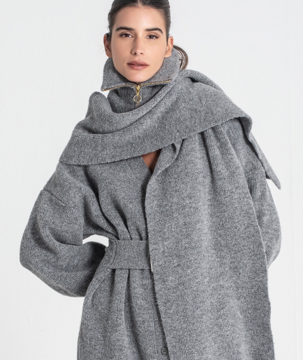 Scarf collar with...