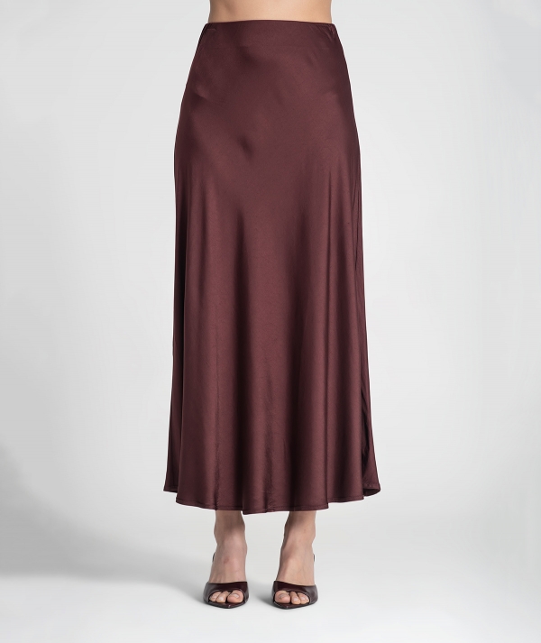 Satin skirt